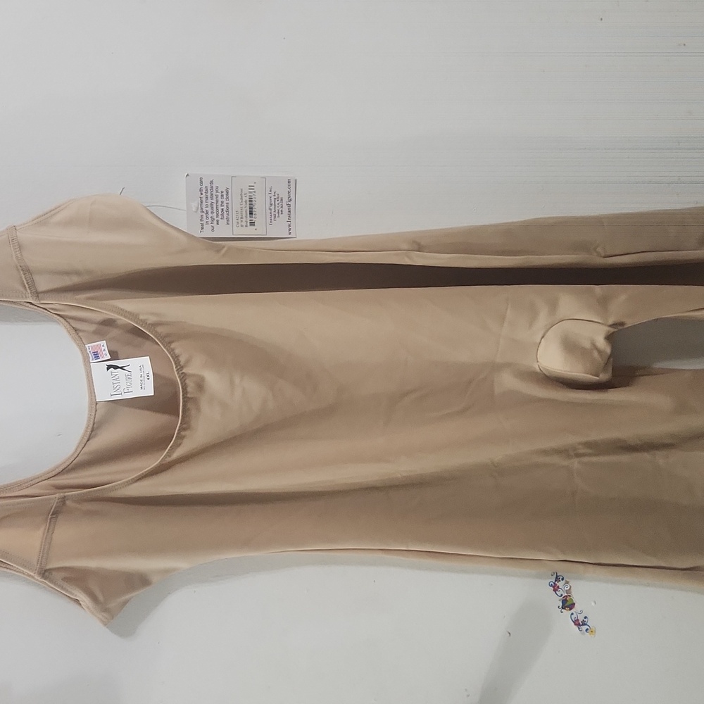InstantFigure Underbust Open Gusset Bodyshorts Shapewear Nude Size 4XL